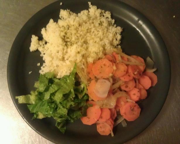 Middag dag 1 - Morotsgryta med hirs