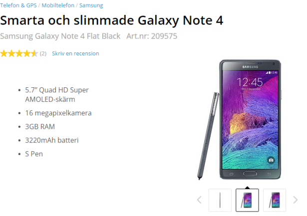 samsung galaxy note 4